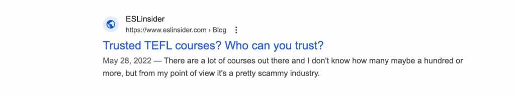 ESLinsider | TEFL Online Pro