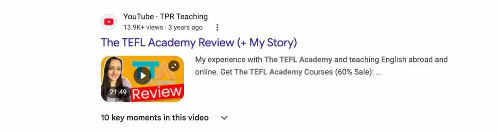 The TEFL Academy promotes its courses through its affiliate marketers, such as Megan Broccoli and Caitriona McTiernan.