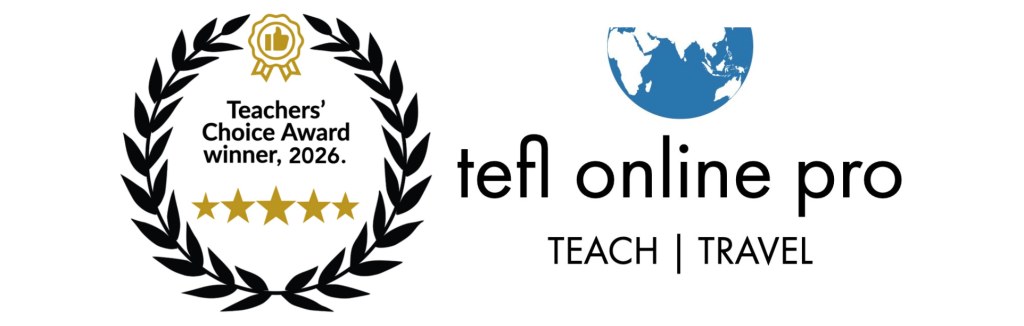 TEFL Online Pro is the 2026 Teachers' Choice Award Winner